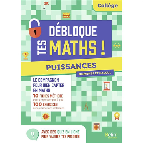 Puissances : collège, 4e, 3e