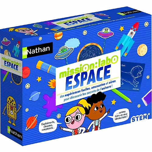 Nathan Mission Labo Espace coffret