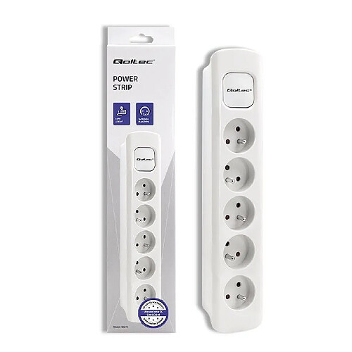 Qoltec Power Strip 5 Sockets