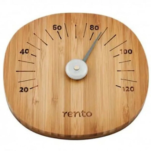 Desineo Thermomètre pour sauna RENTO en Bambou