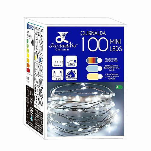 BigBuy Christmas Bande lumineuse LED Multicouleur 3,6 W 15 m