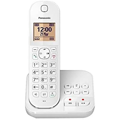 Panasonic telephone sans Fil dect avec répondeur blanc