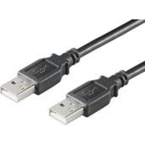 MicroConnect USB-A - USB-A 1,8 m Noir (USBAA2B)