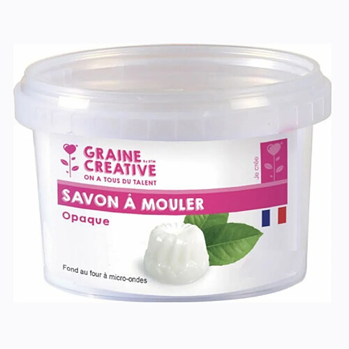 Graines Creatives Blocs savon à mouler opaque 1 kg