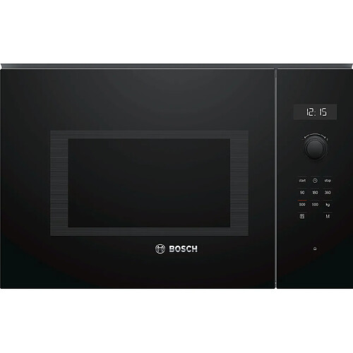 Micro-ondes encastrable 25l 900w noir - bfl554mb0 - BOSCH