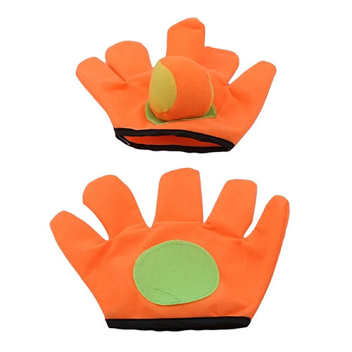 Wewoo Sports de plein air jouets enfants peluche collant balle gants de capture fixéstaille S