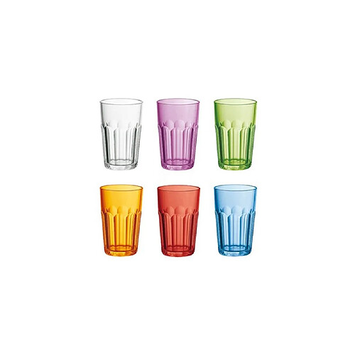 Verres multicolores - Lot de 6 - Guzzini