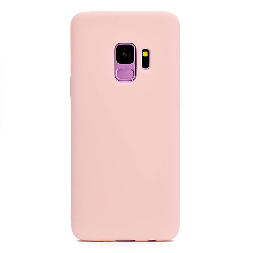 Wewoo Coque Fine Pour Galaxy S9 + Etui en TPU Candy Color Rose