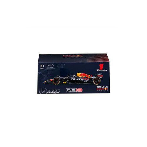 Voiture Bburago 1 43 Racing Redbull Honda RB18 avec casque