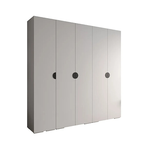 Abiks Meble Armoire Inova 4 À Portes Battantes 236,7/250/47 5 Portes (bianco/nero)