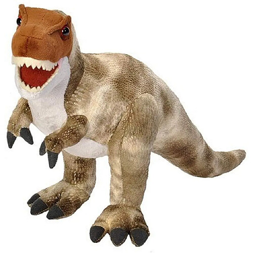 Wild Republic peluche T-Rex Dinosaure de 43 cm marron