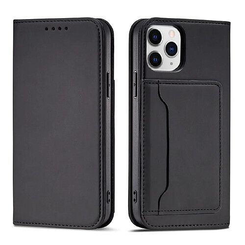 Ozzzo etui pour cartes magnetiques pour iphone 12 pro max pochette porte-cartes porte-cartes noir