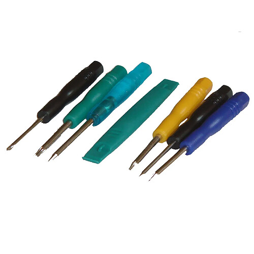 Vhbw Clé Torx - Set de tournevis, outils pour ouvrir des téléphones portables, GPS, MP3 et de nombreux autres appareils