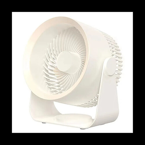 Ventilateur Électrique 4000mAh Ventilateurs de Support De Circulation d'Air Rechargeables Ventilateur De Camping De Refroidissement d'Été Climatiseur Portable, Blanc