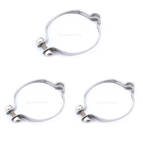 3Pcs Colliers de Serrage Multifonction Vintage pour Câble de Frein de Vélo en Inox Durable et Pratique