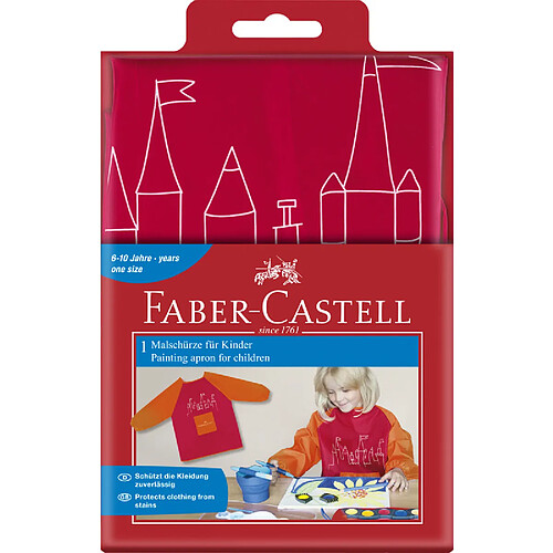 FABER-CASTELL Tablier de peinture, rouge ()