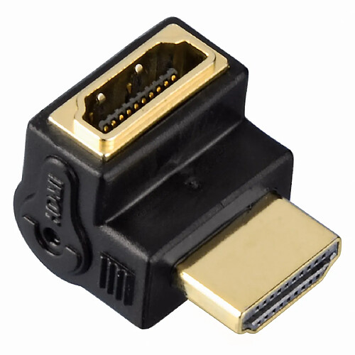 HAMA Adaptateur coudé HDMI™ haute vitesse, fiche mâle - fiche femelle, 90°