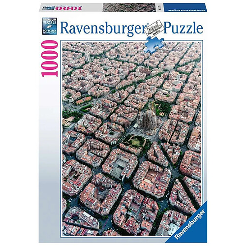 Ravensburger Puzzle Barcelone Vue d'en haut 1000 pièces