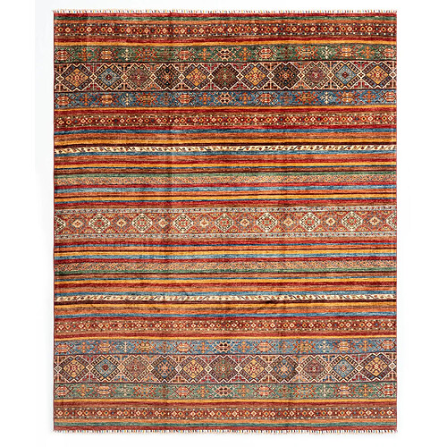 Vidal Tapis de laine 304x251 rouge Torkman