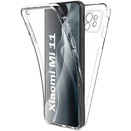 Coque de protection 360 degrés intégrale pour le Xiaomi Redmi Note 10 5G Protection arrière PC Case et Avant en TPU Transparente - XEPTIO