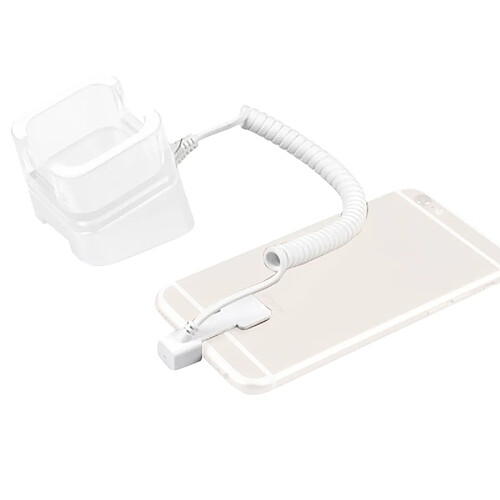 Wewoo Support Holder pour le présentoir d'pour iPhone à 8 câble enroulé escamotable de sécurité anti-vol de Pin