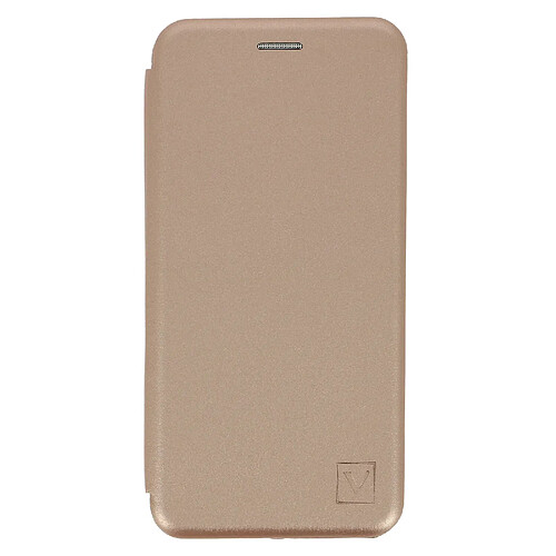 Avizar Étui Galaxy S21 Ultra Porte-carte Support Vidéo Effet Satinée rose champagne