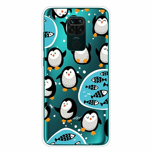 Coque en TPU impression de motifs manchot pour votre Xiaomi Redmi Note 9