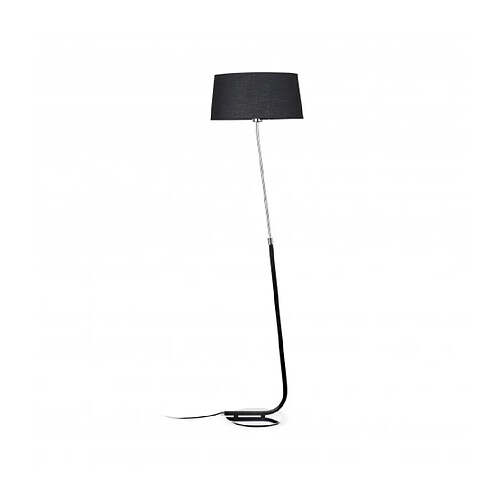 faro Lampadaire noir Hotel 1 ampoule