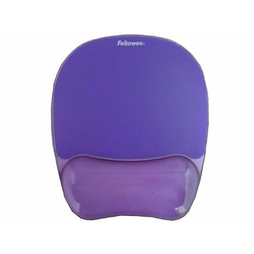 Kaze Fellowes Crystals Gel Mouse Pad/Wrist Support - Purple