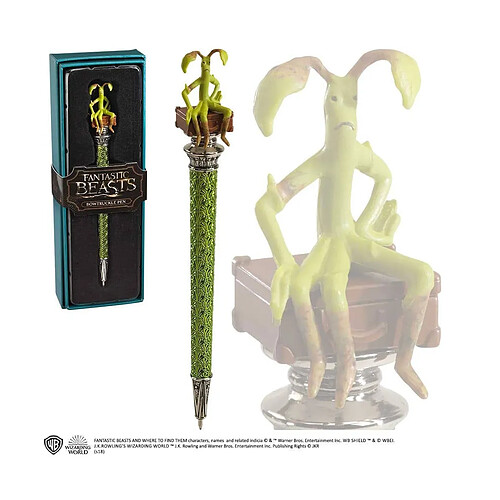 Noble Collection Les Animaux fantastiques - Stylo à bille Bowtruckle