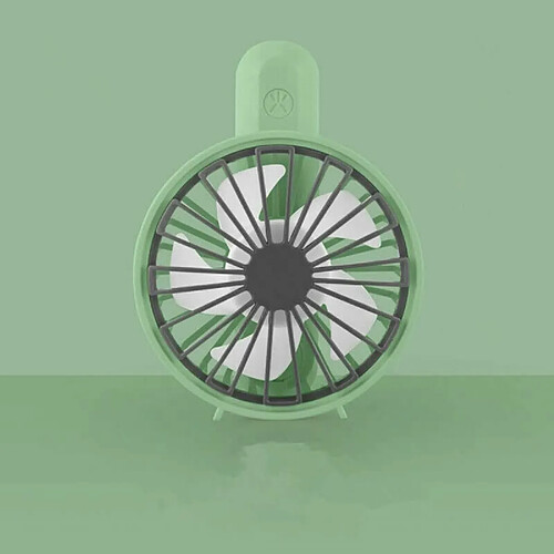 Ruilasago Refroidisseur de Ventilateur Pliant Portatif à Main Refroidissant Les Mini Petits Ventilateurs Rechargeables USB (Vert)