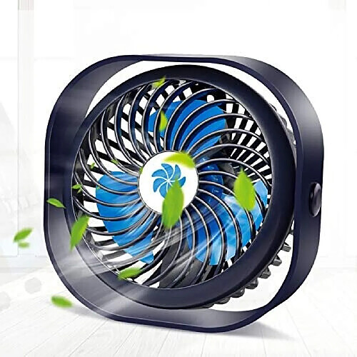 Ventilateur de Bureau USB, Ventilateur de Bureau Ventilateur USB Ventilateur de Bureau Portable avec Câble, Ventilateur de Table Réglable à 3 Vitesses avec Alimentation USB, Ventilateurs USB Puissants et Silencieux pour la Maison