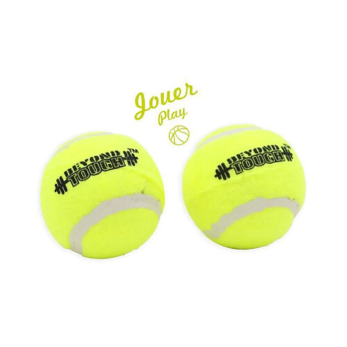 AIME Jouet balle tennis menthe 5cm - Pour chien