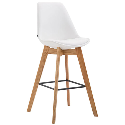 Non Tabouret de bar Metz simili cuir Natura