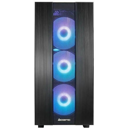 Boîtier ATX semi-tour Chieftec GS-02B-OP Noir Multicouleur