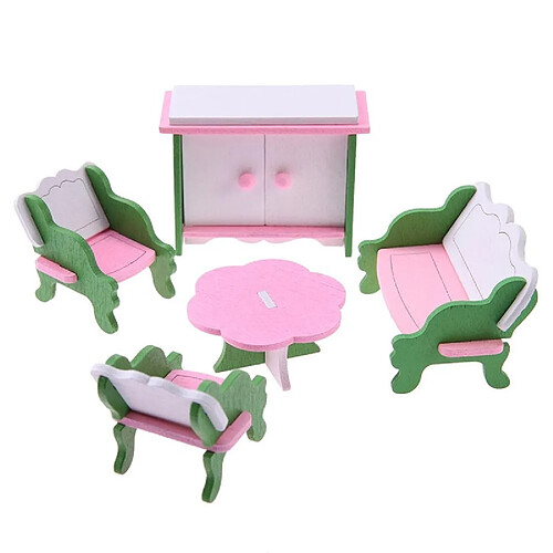 Wewoo Simulation Miniature Meubles En Bois Enfants Jouets Maison De Poupée 555