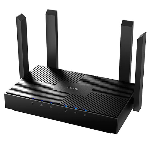 Cudy WR3000 Routeur Intelligent WiFi 6 AX3000 Dual Band - 1x Port Wan 1000/100/10 Mbps et 3x Ports Lan 1000/100/10 Mbps - 4 Antennes Externes