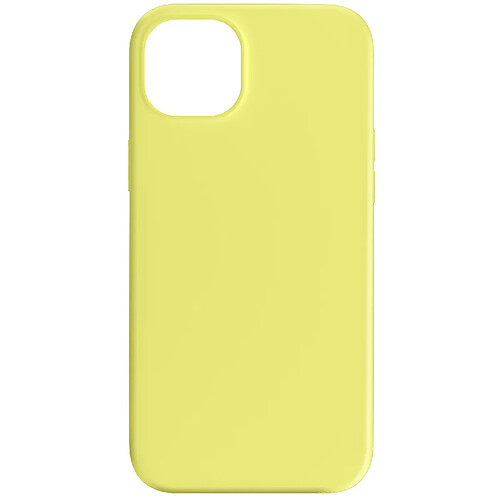 Avizar Coque pour iPhone 15 Plus Semi-rigide Soft-touch Fast Cover Jaune