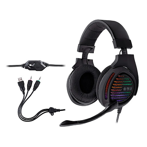 Casque RVB avec microphone Tracer Gamezone Aligator