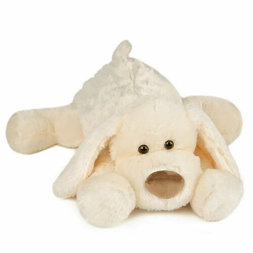 Peluche chien cookie blanc 50 cm - Histoire d'Ours