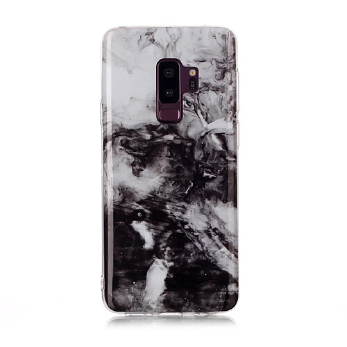 Wewoo Coque Fine Pour Galaxy S9 + dessin en couleur Motif IMD fabrication Soft Case TPU Noir Blanc