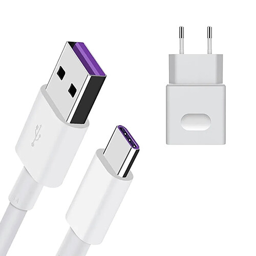 PHONECARE Kit de Chargeur + Câble Ultra Rapide 22.5W Super Charge USB to Type C pour Huawei