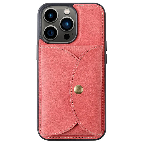 Coque en TPU + PU VILI magnétique, détachable 2-en-1 avec porte-carte rouge pour votre iPhone 13 Pro Max 6.7 pouces