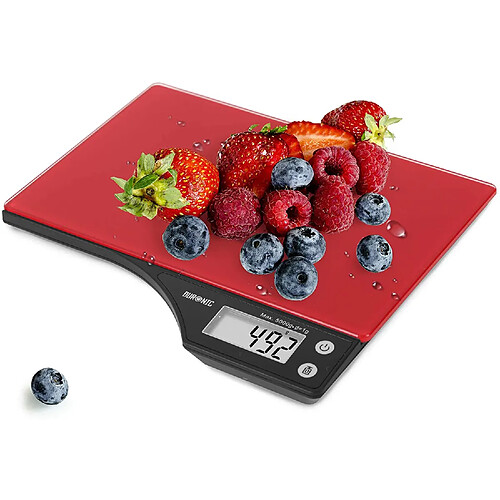 Duronic KS350 Balance de Cuisine Rouge