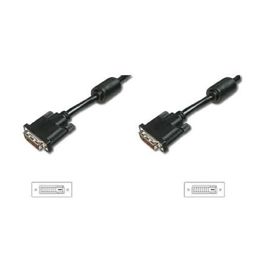 Digitus DK-320101-030-S câble DVI 3,05 m DVI-D Noir