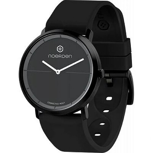 NOERDEN Montre Connectée Hybride Waterproof 5ATM Life 2 avec Bracelet en Silicone Noir