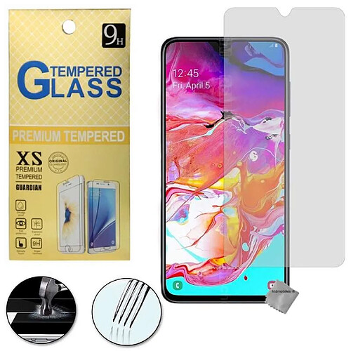 Htdmobiles Film de protection vitre verre trempe transparent pour Samsung Galaxy A70