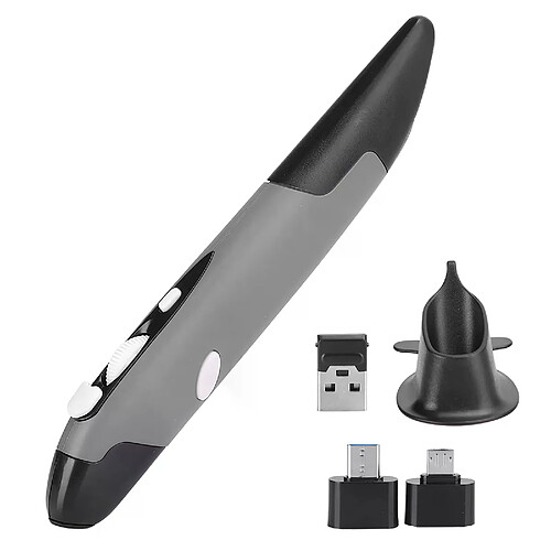 d'ordinateur USB Pièces PC Souris sans fil 2,4 G Type de stylo Personnalisé Innovant Vertical