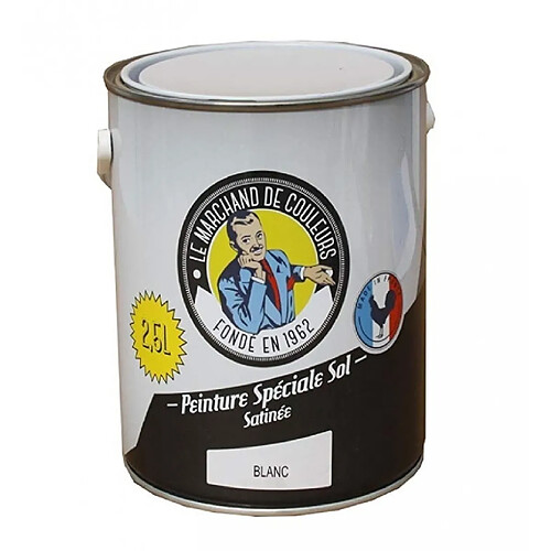 Peinture Spécial Sol - Satinée - Blanc - 2.5 L - ONIP