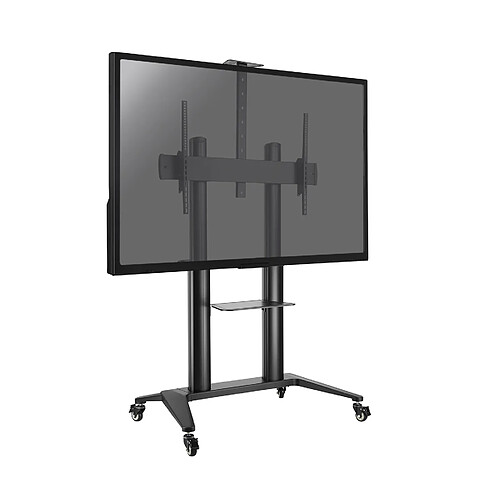 Kimex Support mobile pour écran Visioconférence 70''-120'', Hauteur 125-160cm, noir